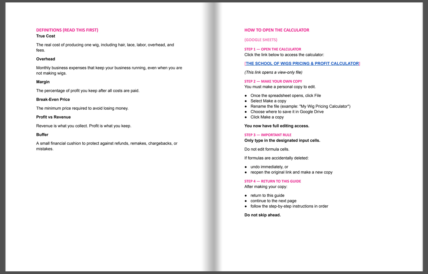 Pricing & Profit Calculator